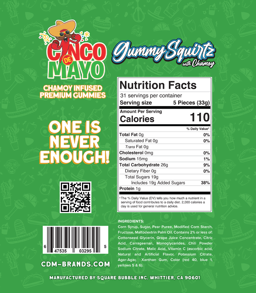 Chamoy Infused Gummies