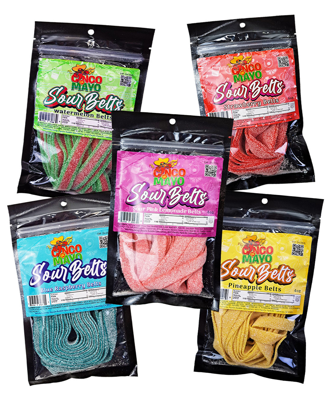 Variety Sour Belts